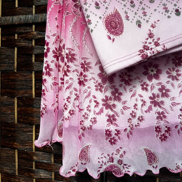 Vintage le chateau midi skirt - Picture 2 of 2